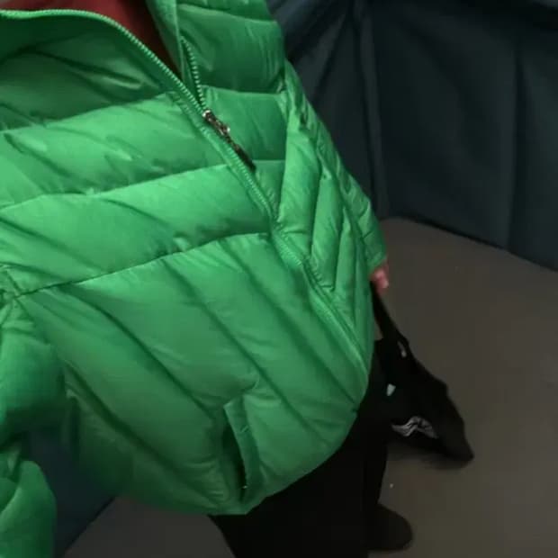 골스튜디오 경량패딩 L