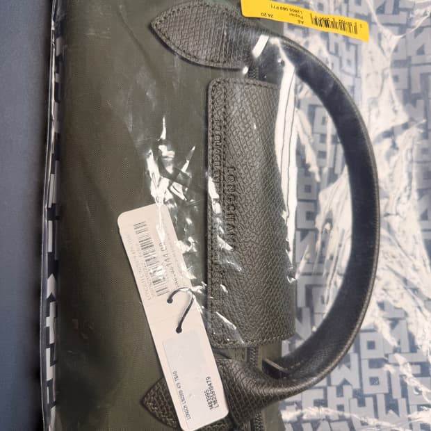 롱샴 보스턴 가반 르 플리아쥬 그린 XL 새상품