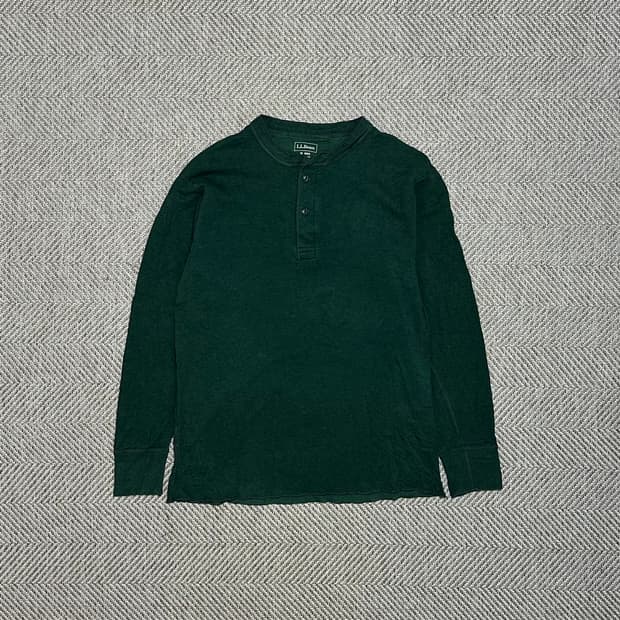 [엘엘빈] •Two Layer River Thermal Henley