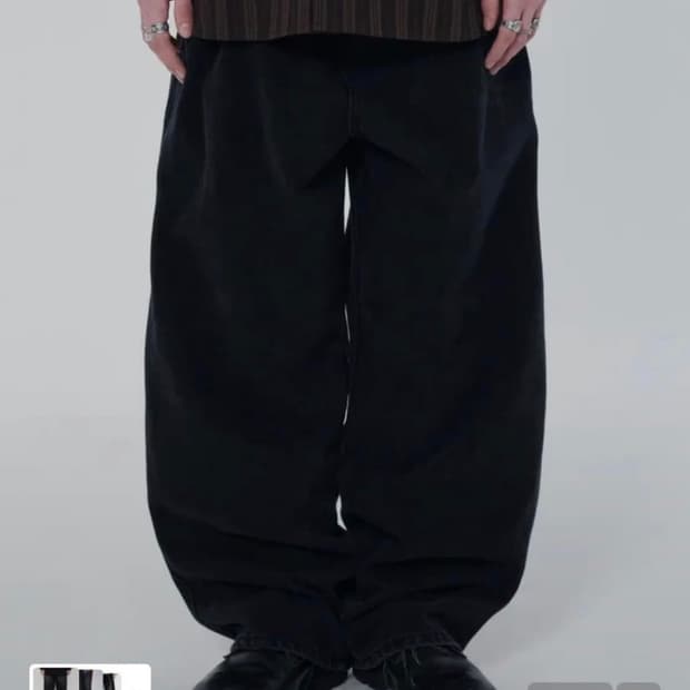 스웨이드 CONTOUR POCKET DENIM [BLACK]