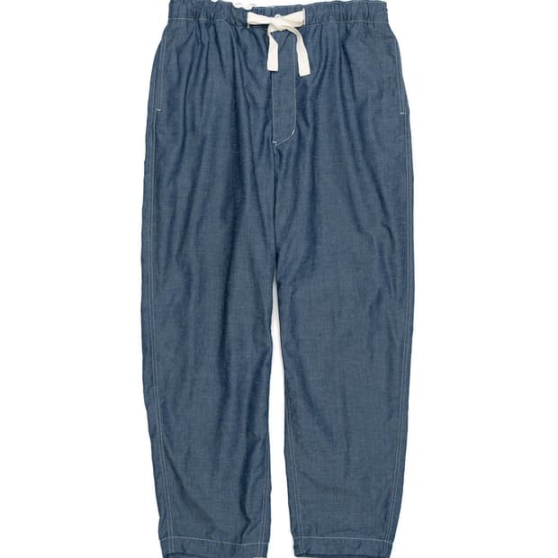 나나미카 샴브레이 이지 팬츠 30 32 34 36 새상품