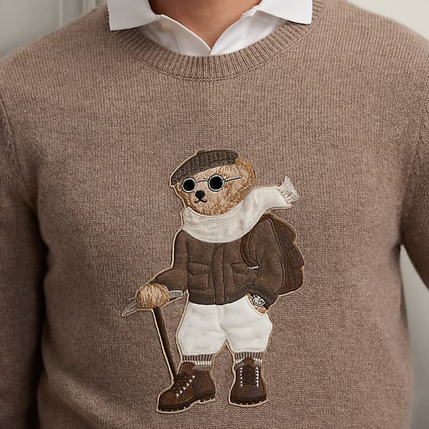 랄프로렌 퍼플라벨 24 F/w 베어 캐시미어 스웨터 니트