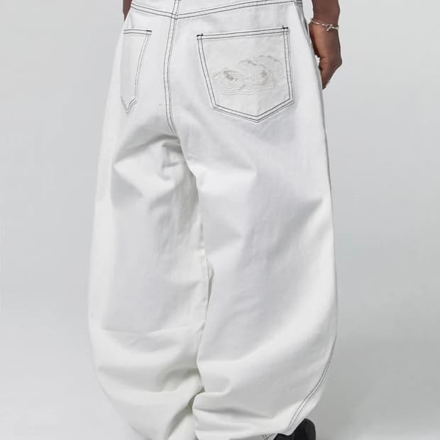스웨이드 CONTOUR POCKET DENIM [WHITE]