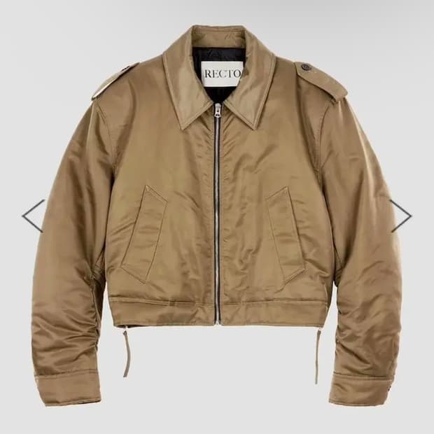 렉토 툴루즈 나일론 봄버 자켓 올리브