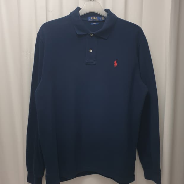 Polo 폴로 랄프로렌 네이비 긴팔 카라티 L