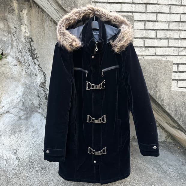 IN THE ATTIC fireman velour fur jacket