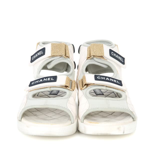 샤넬 샌들 벨크로 글래디에이터 샌들 스트랩 샌달 G37231