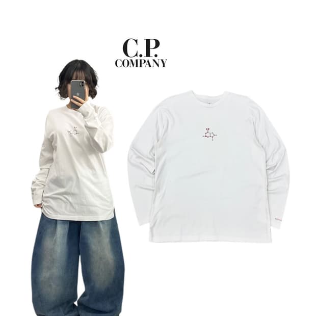 CP컴퍼니 롱슬리브 화이트