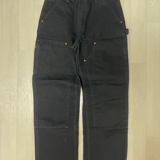 칼하트 B01 더블니 블랙 32x30 (usa)