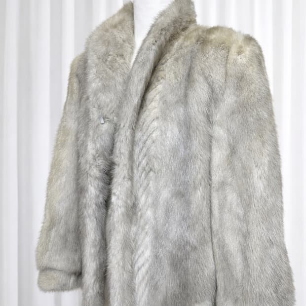 실버 밍크 퍼 자켓