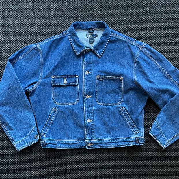 USA 폴로 던가리 데님 트러커 자켓 