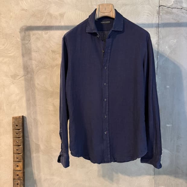 랄프로렌 블랙라벨 리넨 셔츠 100