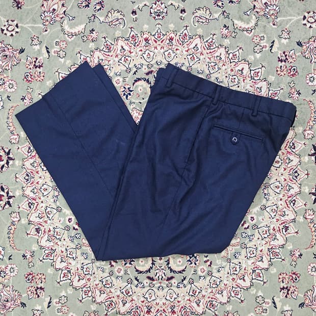 [최종할인] USAF 미공군 네이비 울 서비스팬츠 37R 34-35