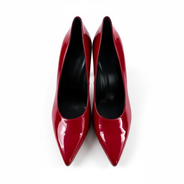 Tibi 레드 유광 힐 37 (한국사이즈235~240)