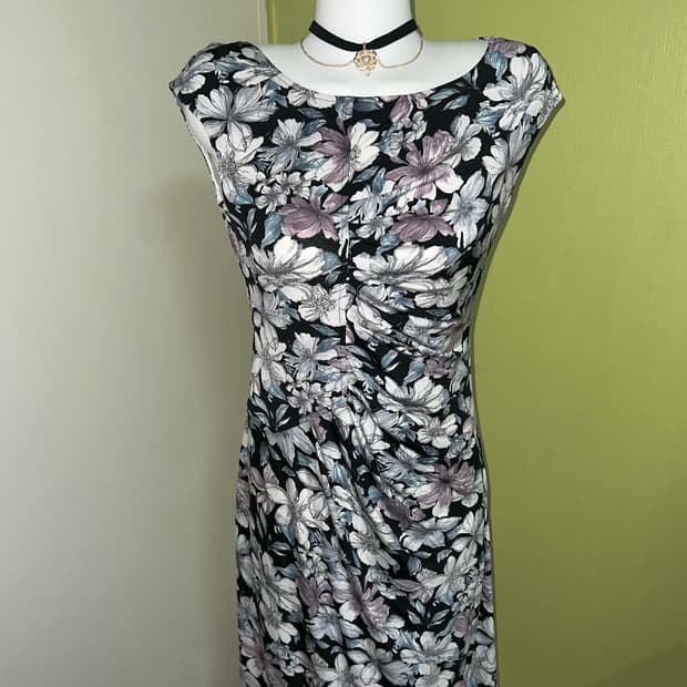 ✨vintage 오리엔탈 무드 flower pattern dress✨