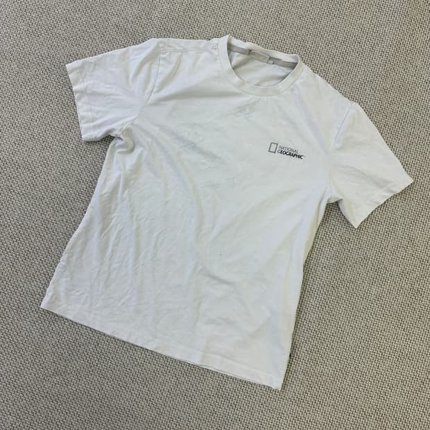 M 내셔널지오그래픽 기본 라운드 반팔 0415D