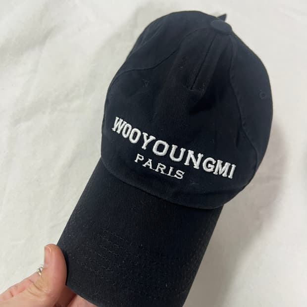 Wooyoungmi Paris Logo Ball Cap - Black