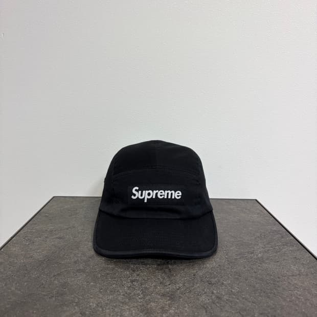 (OS) 슈프림 박스로고 캠프캡 모자 블랙