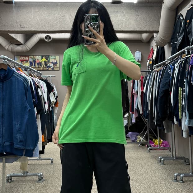 폴로 랄프로렌 브이넥 포켓 반팔 티셔츠 S83