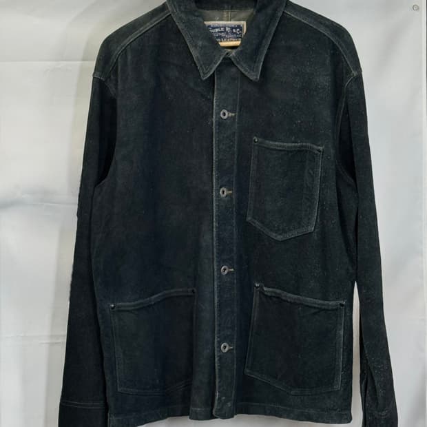 RRL 인디고 러프 아웃 스웨이드 자켓 L 사이즈