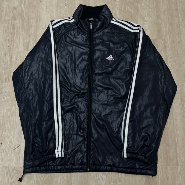아디다스 남성 오리지널 빅로고 바람막이 집업 점퍼 자켓 L/100