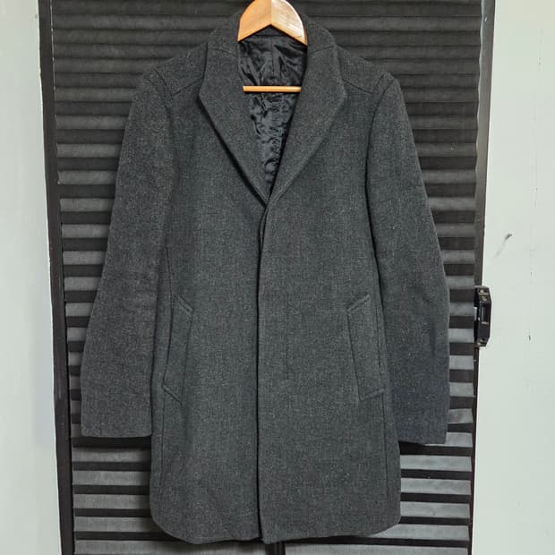 (정품) [솔리드 옴므] by 우영미 울 히든 싱글 코트 | 00099