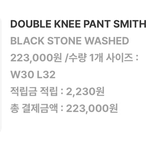 칼하트 더블니 팬츠