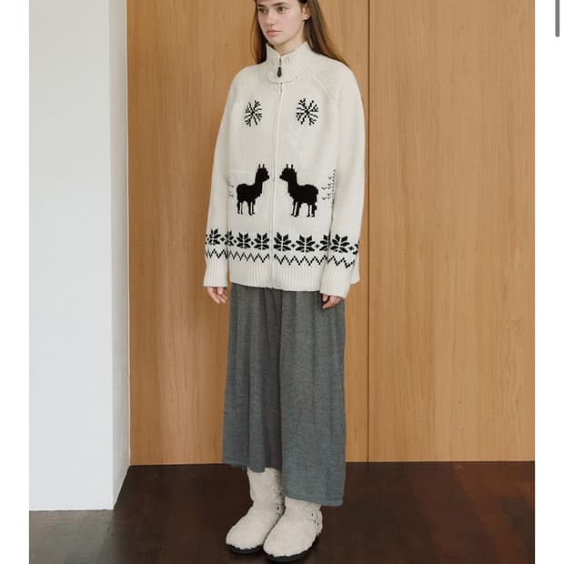 샤드라마 노르딕 집업 코위찬