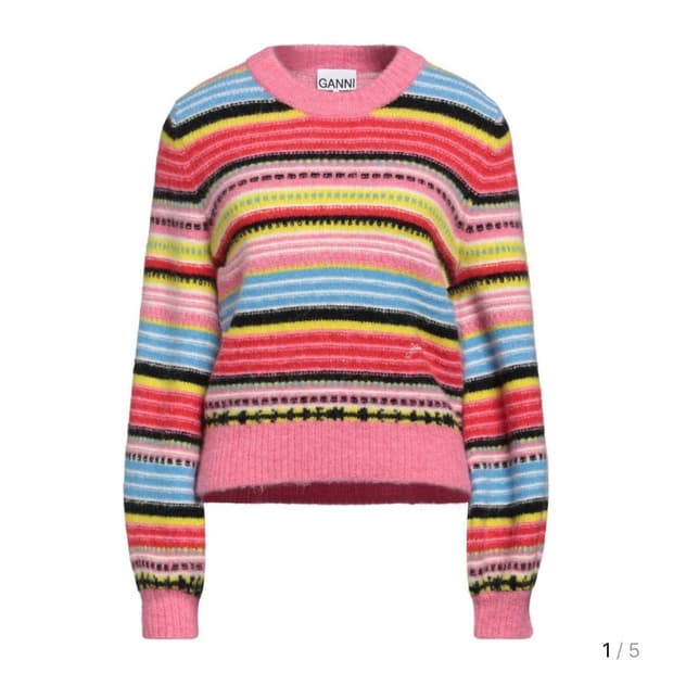 가니 풀오버 니트