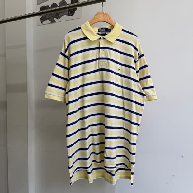 POLO RALPH LAUREN 스트라이프 피케티셔츠