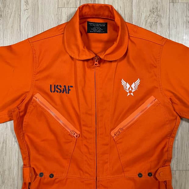 95) 60's 복각 휴스턴 미군 숄카라 점프수트(데드스탁)