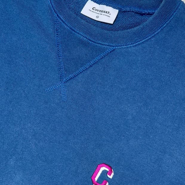 커버낫 블루 맨투맨 XL