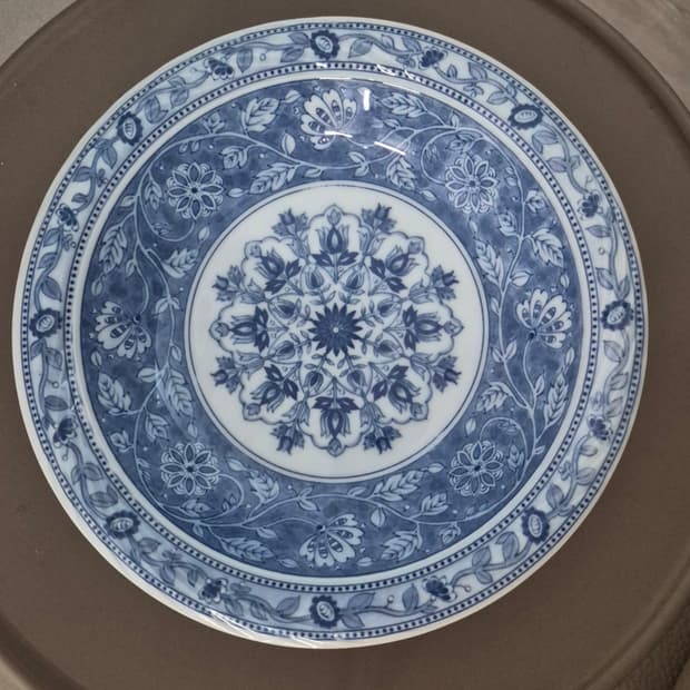 SANYO JAPAN Blue Trevi 접시 5p