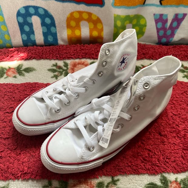 컨버스 척테일러 올스타 흰색 운동화 새상품 270