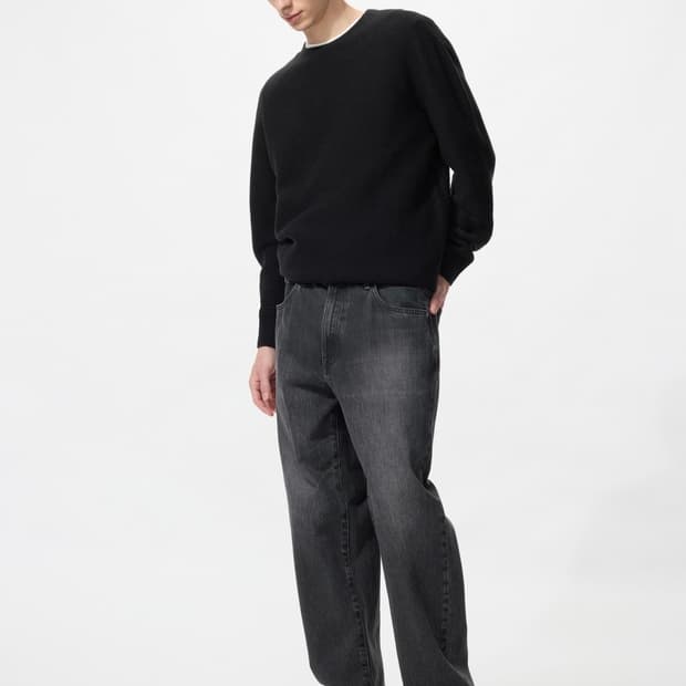 유니클로 배기진 33size