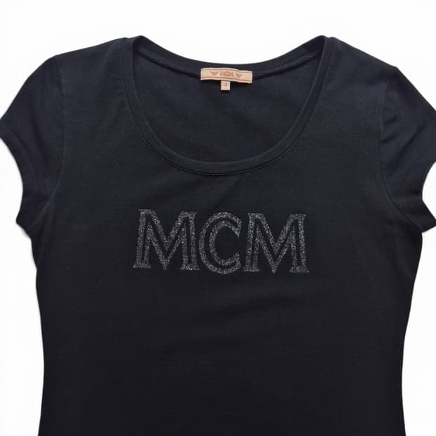 [S] MCM 로고 티셔츠