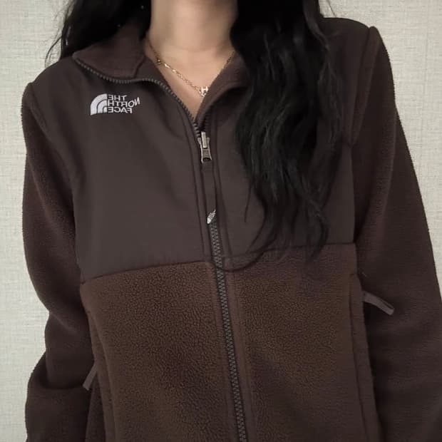 택포) 노스페이스 초코 브라운 데날리 후리스