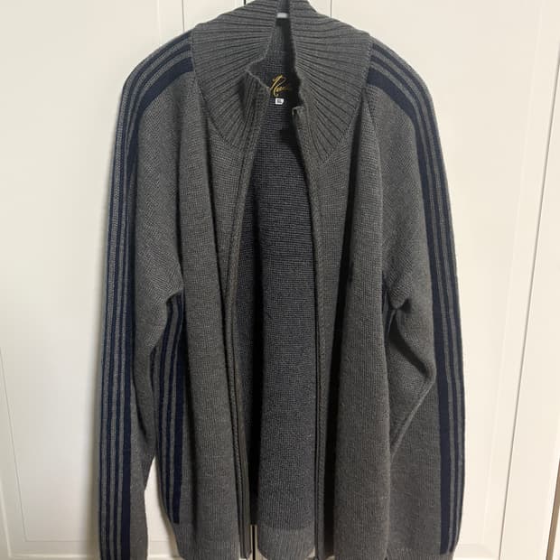 [XL] 니들스x빔즈 모헤어 트랙 자켓 그레이