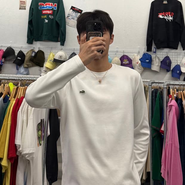 라코스테 PK 폴로 긴팔티 M
