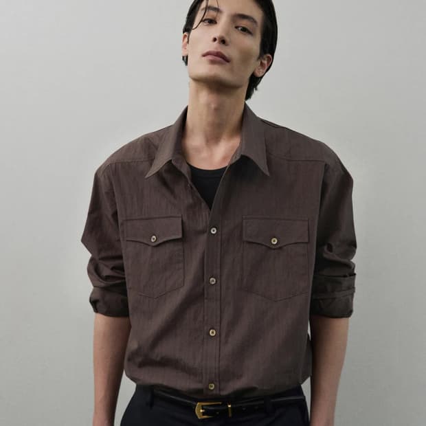 블레이어 카프카 웨스턴셔츠 브라운