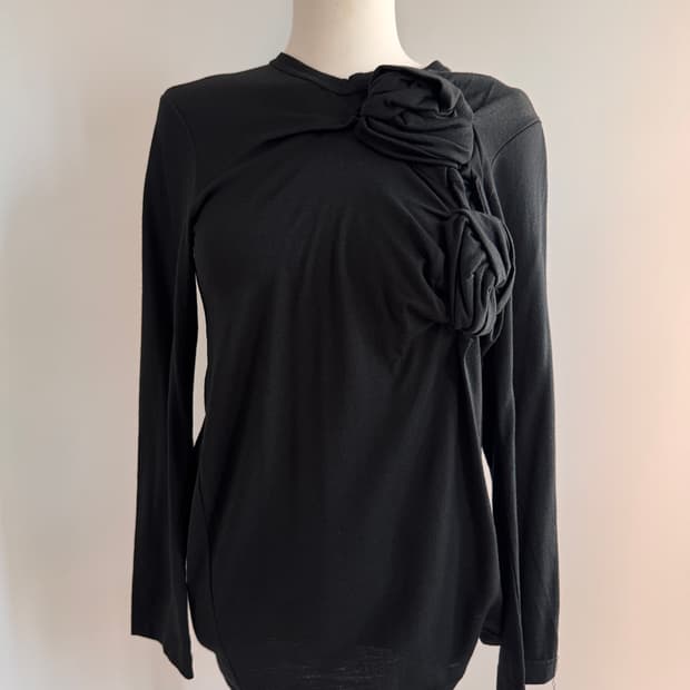 Comme des garcons 징미디테일 니트 슬리브 
