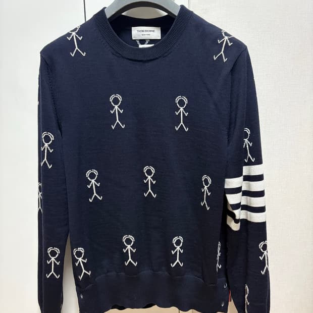 (정품, 2사이즈) 톰브라운 미스터톰 니트
