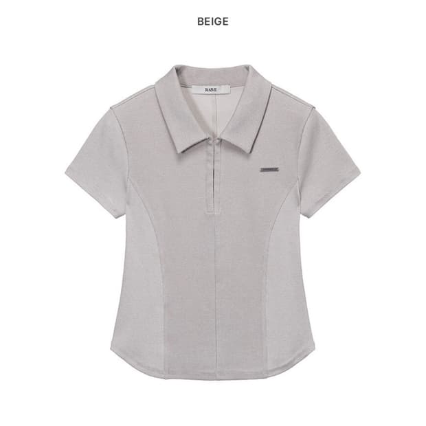 레이브 Raive Vintage Polo T-shirts Beige