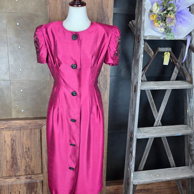 GK ITALIA 핫핑크 블링 원피스 