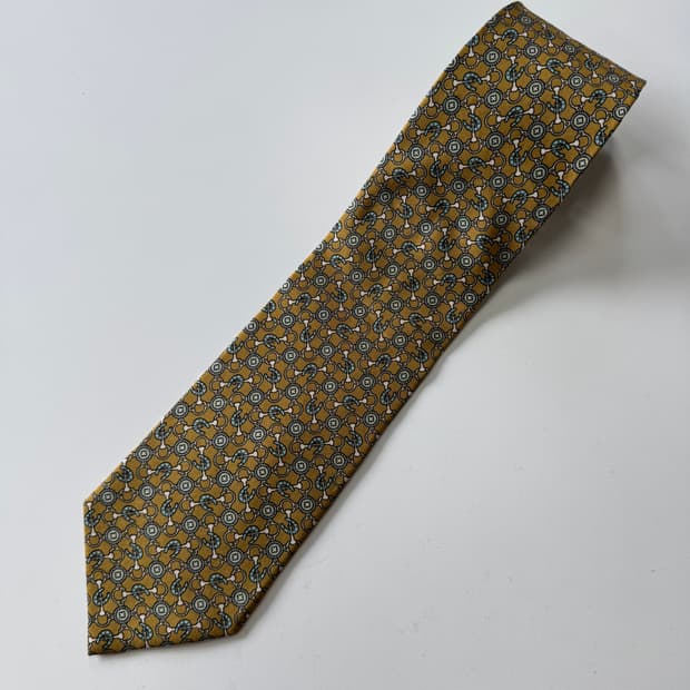 빈티지 실크 넥타이 8.5cm