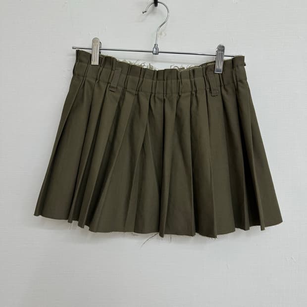 khaki banding skirt