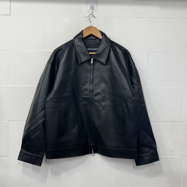 도프제이슨 비건 레더 싱글자켓