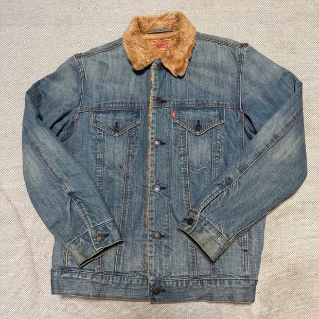 리바이스 쉐르파 데님 트러커 자켓