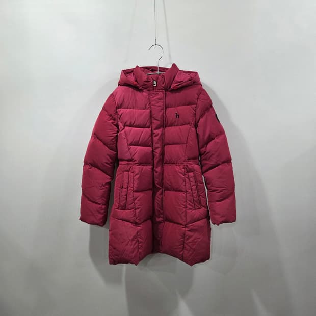 헤지스 키즈 구스다운 롱패딩 145/11Y