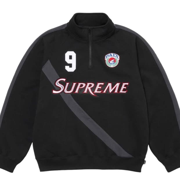 슈프림 이큅 하프집업 m